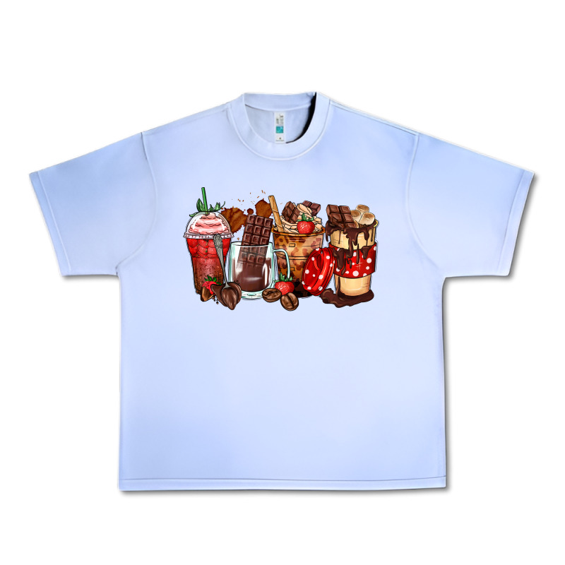 Hot Chocolate Coffee Cups Urban Heavy Tee by Zillion Design Studio | Teevron