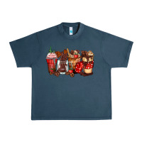 Midnight Navy hot chocolate coffee cups Urban Heavy Tee - Zillion Design Studio