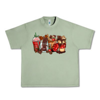 Oil Green hot chocolate coffee cups Urban Heavy Tee - Zillion Design Studio