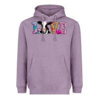 Lavender love with cow Heavyweight Hoodie - AdoDesignShop