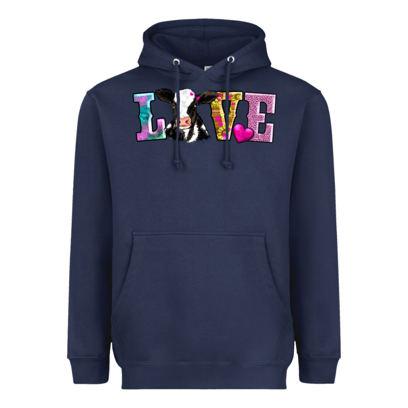 Love With Cow Heavyweight Hoodie by AdoDesignShop | Teevron