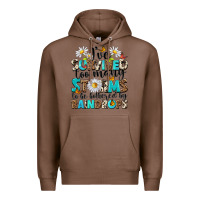 Chestnut ive survived too many storms to be bothered by rai Premium Hoodie - NancyCooperArtShop