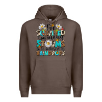 Coffee ive survived too many storms to be bothered by rai Premium Hoodie - NancyCooperArtShop