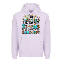 Lilac ive survived too many storms to be bothered by rai Premium Hoodie - NancyCooperArtShop
