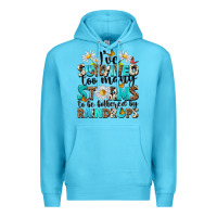 Ocean Blue ive survived too many storms to be bothered by rai Premium Hoodie - NancyCooperArtShop
