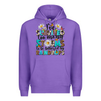 Purple ive survived too many storms to be bothered by rai Premium Hoodie - NancyCooperArtShop