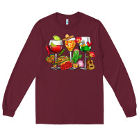 Burgundy mexico wine glasses cups Long Sleeve Tee - CTS Tumbler Store