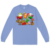 Colony Blue mexico wine glasses cups Long Sleeve Tee - CTS Tumbler Store