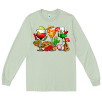 Matcha mexico wine glasses cups Long Sleeve Tee - CTS Tumbler Store