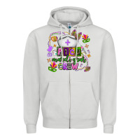 Dove Grey picu mardi gras crew Zipper Hoodie - AdoDesignShop