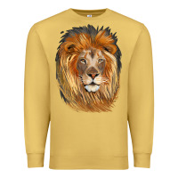 Antique Gold Lion Head Premium Sweatshirt - LillyAllenDesigns