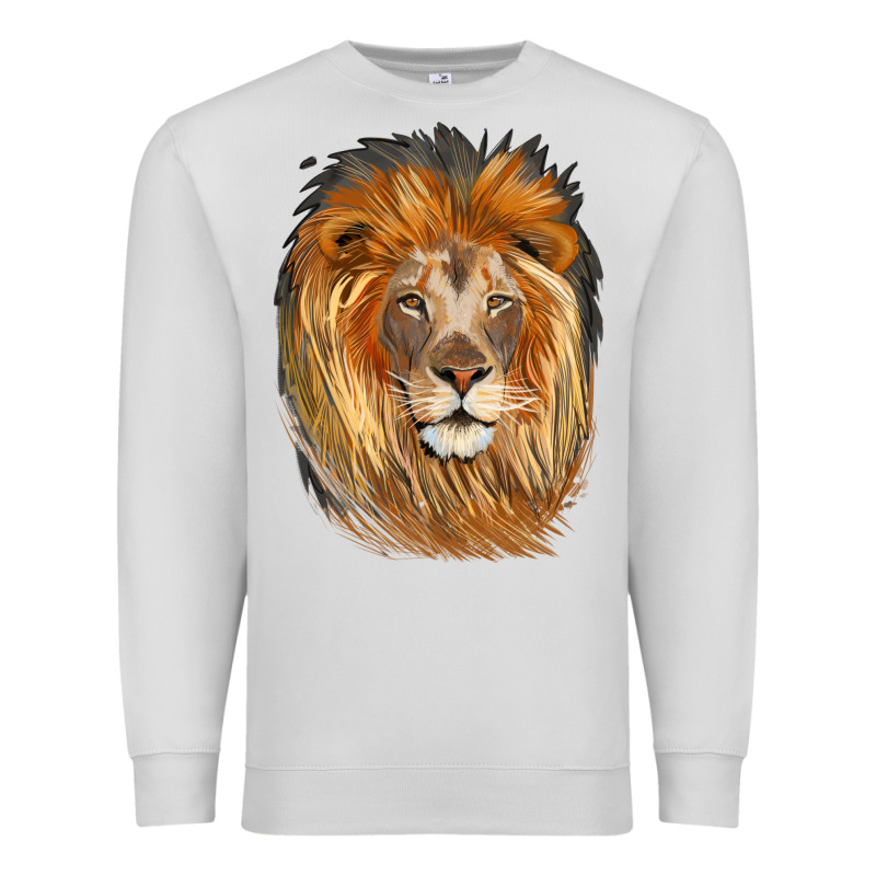 Lion Head Premium Sweatshirt by LillyAllenDesigns | Teevron
