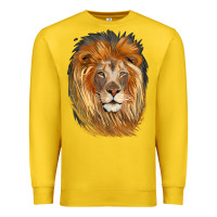 Lemon Lion Head Premium Sweatshirt - LillyAllenDesigns