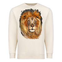 Sandshell Lion Head Premium Sweatshirt - LillyAllenDesigns