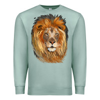 Seafoam Lion Head Premium Sweatshirt - LillyAllenDesigns
