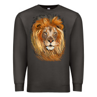 Smoke Lion Head Premium Sweatshirt - LillyAllenDesigns