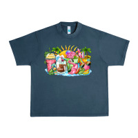 Midnight Navy beach summer coffee cups Urban Heavy Tee - Zillion Design Studio