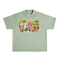 Oil Green beach summer coffee cups Urban Heavy Tee - Zillion Design Studio