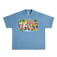 Pebble Blue beach summer coffee cups Urban Heavy Tee - Zillion Design Studio