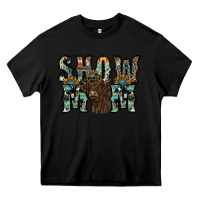 Black show mom highland cow Heavy Core Tee - SublimationCraftShop
