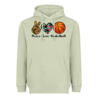 Matcha peace love basketball Heavyweight Hoodie - Artiststas