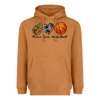 Meerkat peace love basketball Heavyweight Hoodie - Artiststas