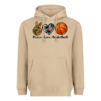 Mushroom peace love basketball Heavyweight Hoodie - Artiststas