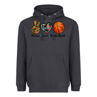 Smoke peace love basketball Heavyweight Hoodie - Artiststas