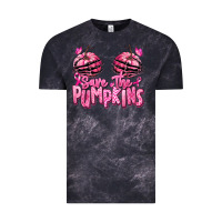 Cloud Black save the pumpkins breast cancer Vintage Tee - RanaPortraitStore