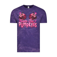 Cloud Purple save the pumpkins breast cancer Vintage Tee - RanaPortraitStore