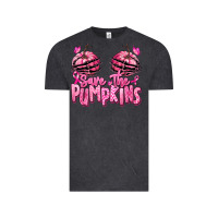 Vintage Black save the pumpkins breast cancer Vintage Tee - RanaPortraitStore