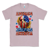 Lilac America skeleton 4th of july Classic Tee - CowGirlArtShop