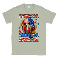 Matcha America skeleton 4th of july Classic Tee - CowGirlArtShop