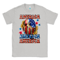 Moon Dust America skeleton 4th of july Classic Tee - CowGirlArtShop