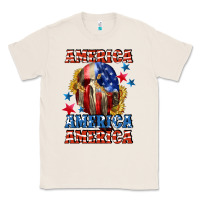 Natural America skeleton 4th of july Classic Tee - CowGirlArtShop