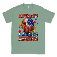 Sage America skeleton 4th of july Classic Tee - CowGirlArtShop