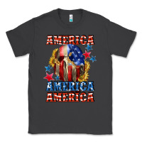 Smoke America skeleton 4th of july Classic Tee - CowGirlArtShop