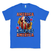 True Royal America skeleton 4th of july Classic Tee - CowGirlArtShop