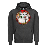 Charcoal Heather custom name santas favorite nurse Zipper Hoodie - AdoDesignShop