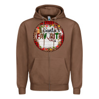 Chestnut custom name santas favorite nurse Zipper Hoodie - AdoDesignShop