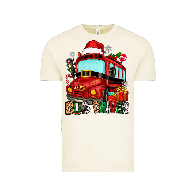 Christmas Bus Driver Vintage Tee by Zillion Design Studio | Teevron