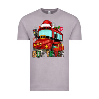 Vintage Zinc christmas bus driver Vintage Tee - Zillion Design Studio