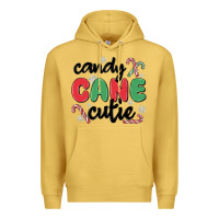 Antique Gold candy cane cutie Premium Hoodie - MaliasSmallBusiness