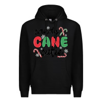 Black candy cane cutie Premium Hoodie - MaliasSmallBusiness