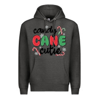 Charcoal Heather candy cane cutie Premium Hoodie - MaliasSmallBusiness