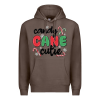 Coffee candy cane cutie Premium Hoodie - MaliasSmallBusiness