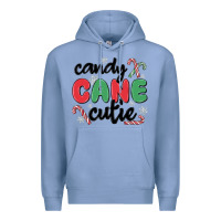 Colony Blue candy cane cutie Premium Hoodie - MaliasSmallBusiness