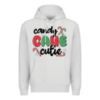 Dove Grey candy cane cutie Premium Hoodie - MaliasSmallBusiness