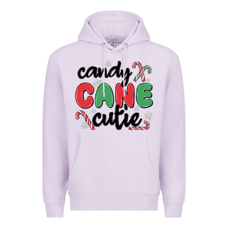 Candy Cane Cutie Premium Hoodie by MaliasSmallBusiness | Teevron