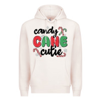 Pale Pink candy cane cutie Premium Hoodie - MaliasSmallBusiness